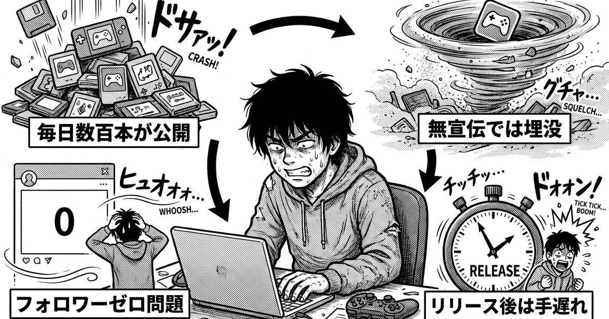 作って公開しただけでは誰にも見つけてもらえない現実