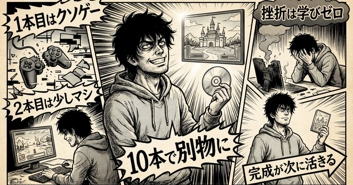 完成させた本数が次のゲームの質を決めていく