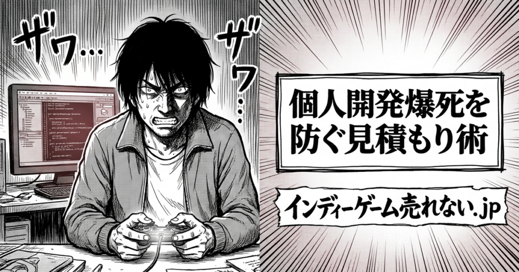 個人ゲーム開発　爆死の解説イメージ